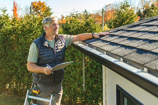 Professional Roofing technician working in Penrose, NC